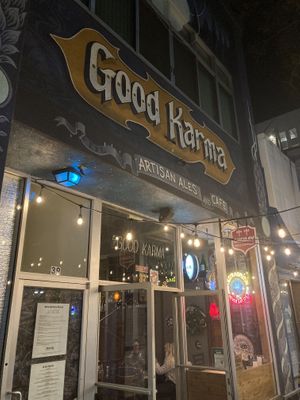 Entrance at Good Karma Artisan Ales & Cafe in San Jose