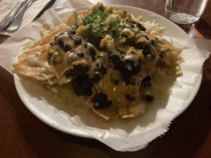 Nachos at Good Karma Artisan Ales & Cafe in San Jose