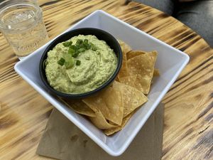 Cilantro Hummus at Good Karma Artisan Ales & Cafe in San Jose