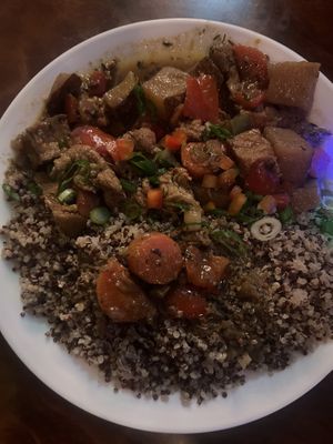 Jamaican  at Good Karma Artisan Ales & Cafe in San Jose