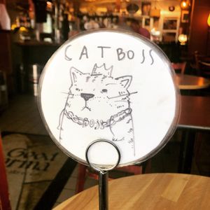 Cuteness at Good Karma Artisan Ales & Cafe in San Jose