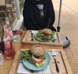 Bitterballen burger at Lust in Groningen