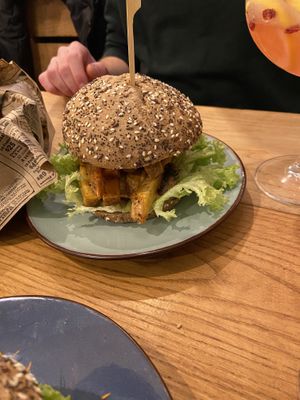 Bitterballen burger at Lust in Groningen