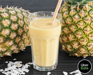 Coconut Tropical Fruit (home made smoothie) at Lust in Groningen