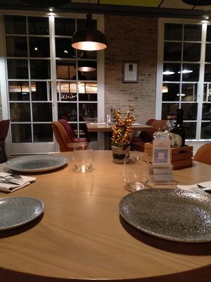 Interior at BLoved Veggie Corner in Madrid