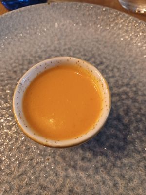 Gazpacho at BLoved Veggie Corner in Madrid