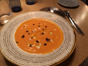 Salmorejo Cordobes at BLoved Veggie Corner in Madrid