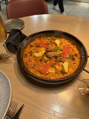 Paella!  at BLoved Veggie Corner in Madrid
