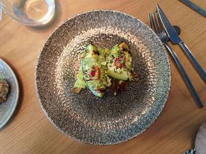 Aguacate a la parrilla at BLoved Veggie Corner in Madrid
