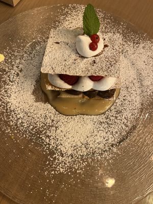 milhojas  at BLoved Veggie Corner in Madrid