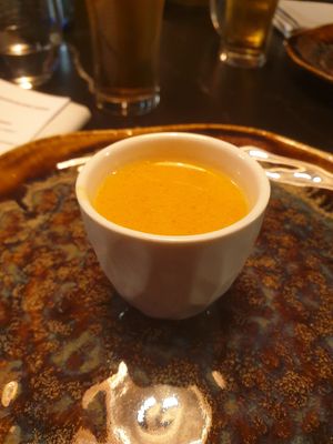 Gazpacho at BLoved Veggie Corner in Madrid