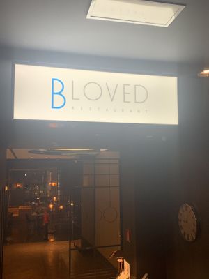 Sign at BLoved Veggie Corner in Madrid