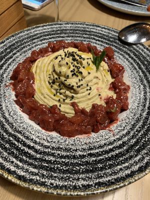 Mousse de berenjena  at BLoved Veggie Corner in Madrid