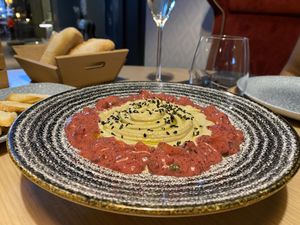 Hummus  at BLoved Veggie Corner in Madrid