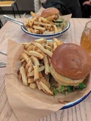 Vegan meals at Honest at Honest Burgers in Cambridge