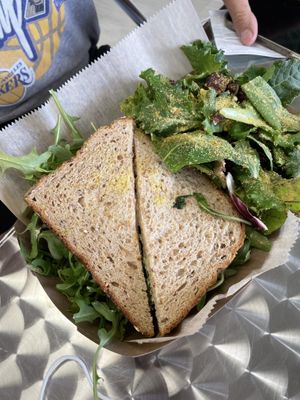  Avocado sandwich  at Seed to Table Vegan Eatery in Venice