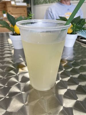 Tea lemonade combo at Seed to Table Vegan Eatery in Venice