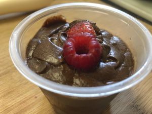 Vegan Chocolate Mousse at Seed to Table Vegan Eatery in Venice