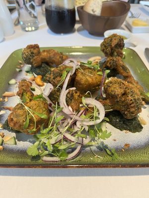 Pakora broccoli   at The Wensleydale Heifer in West Witton