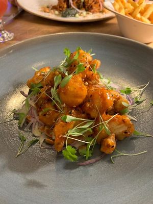 Tempura Cauliflower  at The Wensleydale Heifer in West Witton