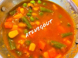 Mixed veggie curry   at Yak the Kathmandu Kitchen in Mobile