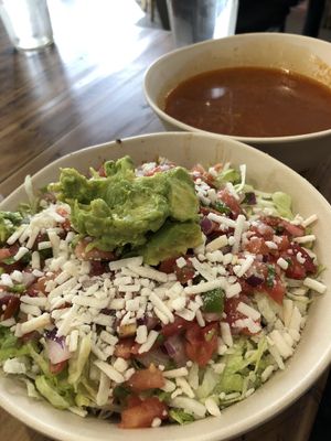 Burrito Bowl and Fideo Soup at Pancho's Vegan Tacos - Fort Apache in Las Vegas