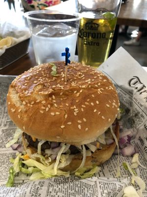 Impossible burger at Pancho's Vegan Tacos - Fort Apache in Las Vegas