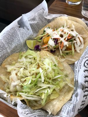 Fish Tacos(vegan) at Pancho's Vegan Tacos - Fort Apache in Las Vegas