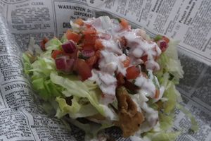 North Mexican sopes at Pancho's Vegan Tacos - Fort Apache in Las Vegas