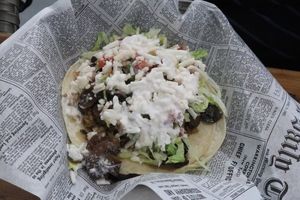 Grand taco at Pancho's Vegan Tacos - Fort Apache in Las Vegas