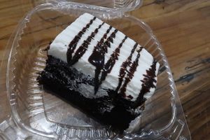 Chocolate cake at Pancho's Vegan Tacos - Fort Apache in Las Vegas