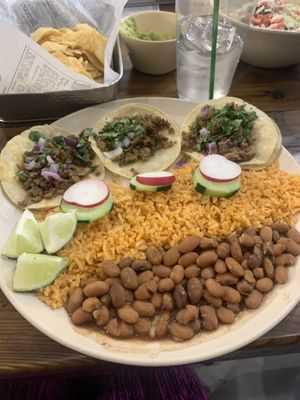 Street Tacos Asada at Pancho's Vegan Tacos - Fort Apache in Las Vegas