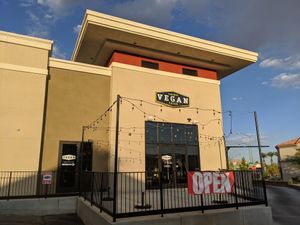 Entrance at Pancho's Vegan Tacos - Fort Apache in Las Vegas