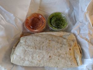 Classic Burrito at Pancho's Vegan Tacos - Fort Apache in Las Vegas