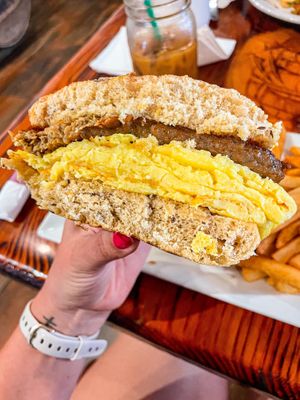   at Toast Coffeehouse in Port Jefferson