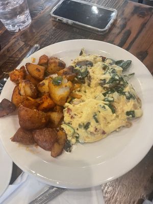 Shasta scramble   at Toast Coffeehouse in Port Jefferson