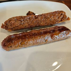 Vegan sausage at Toast Coffeehouse in Port Jefferson