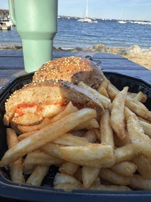 Vegan Vienna chicken  at Toast Coffeehouse in Port Jefferson