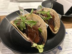 Ancho Mushroom Tacos  at Wahaca - Covent Garden in London