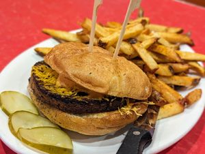 So Cal veggie burger at Cyclops in Seattle