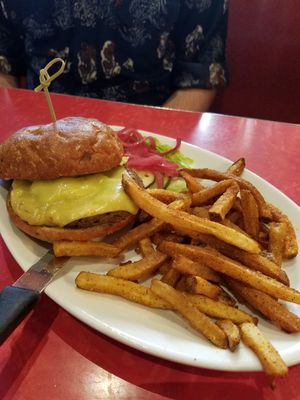 Southwest burger at Cyclops in Seattle