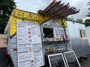 In the hood cart at Breakfast in the Hood in Sandy