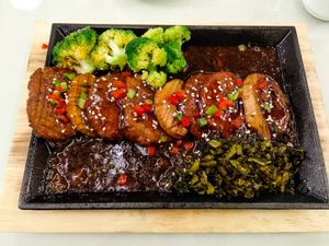 Iron Plate Plain Steak at Kai Yi Xuan at Kai Yi Xuan - maybe closed in Beijing