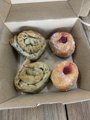 Baklava and donuts at Kevabs in Brunswick