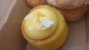 Lemon custard cake at Kevabs in Brunswick