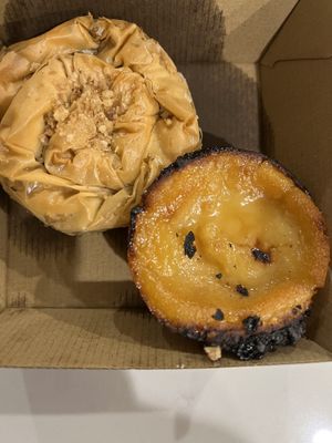 Baklava and Portuguese Tart  at Kevabs in Brunswick
