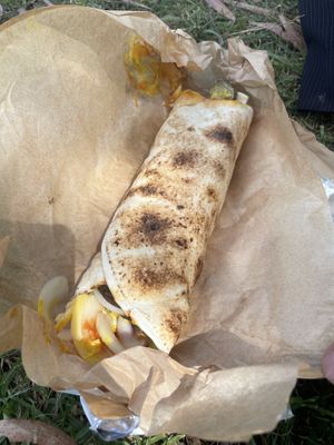 Cheeseburger kevab wrap  at Kevabs in Brunswick