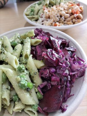 Tasty variety of salads at Kevabs in Brunswick