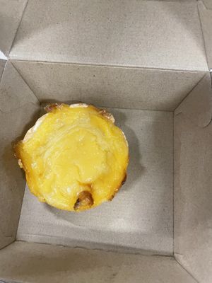 Portuguese tart  at Kevabs in Brunswick