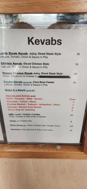  at Kevabs in Brunswick